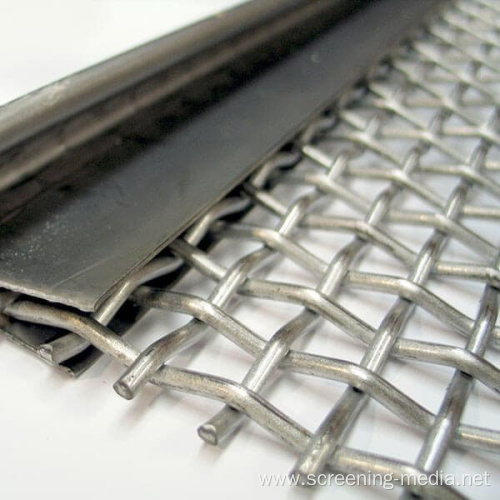 square Hole crimped wire mining screen mesh